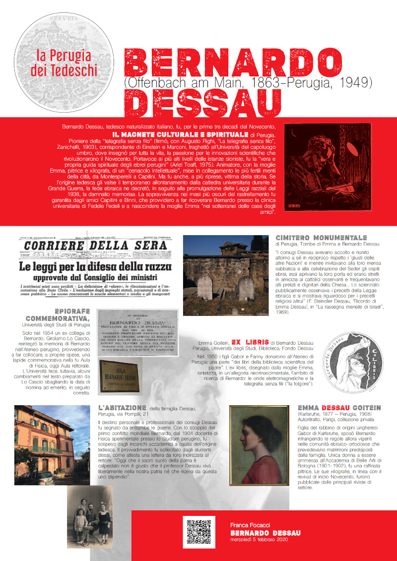 Bernardo Dessau - La Perugia dei Tedeschi